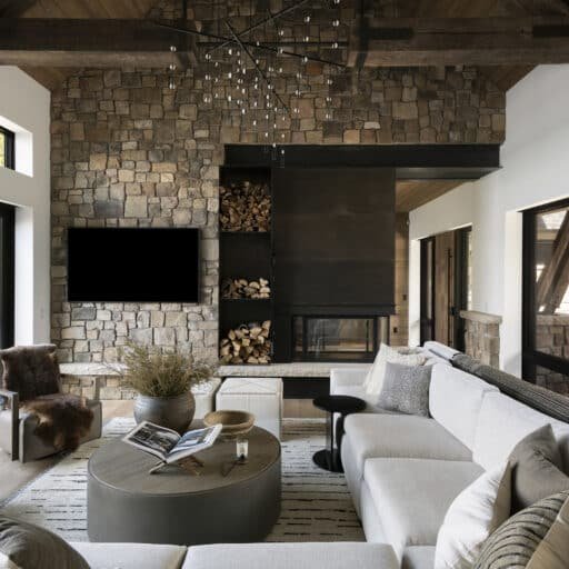 rustic living room
