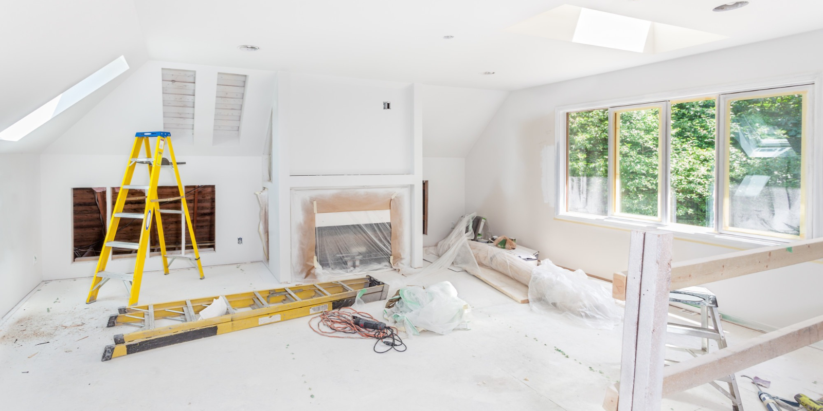 Living room and kitchen being renovated, flooring installation | 900 E. Central Ave. Belton, TX 76513 |